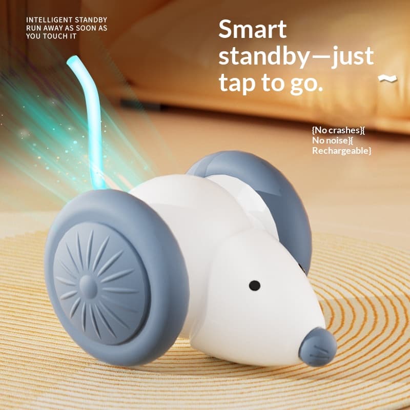 Electric Smart Cat Teaser Mouse Car