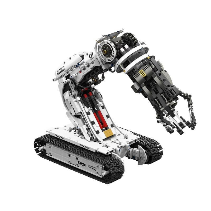 Remote Control Electric Programming Robotic Arm Building Blocks Kit - Educational STEM Toy for Kids Boys Girls Birthday Gift