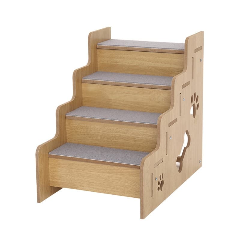 Non-Slip Pet Stairs for Small Dogs and Senior Pets - Lightweight Ramp Steps for Bed and Sofa Access All Seasons