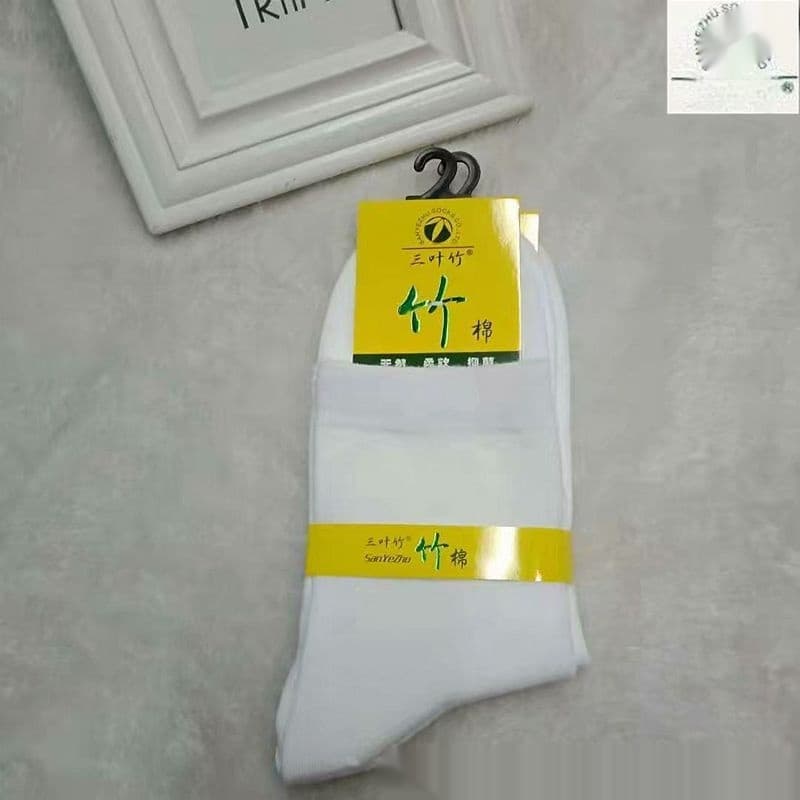 Mens Hsinchu Cotton Sweat-Absorbing Mid-Calf Casual Socks