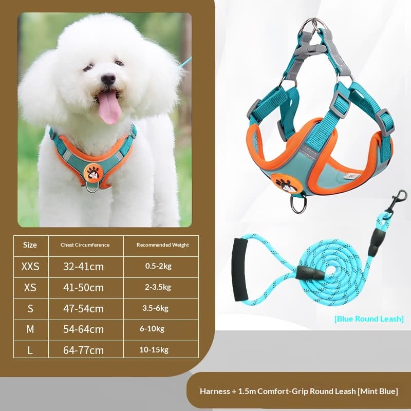 Stylish And Personalized Vest-style Dog Leash