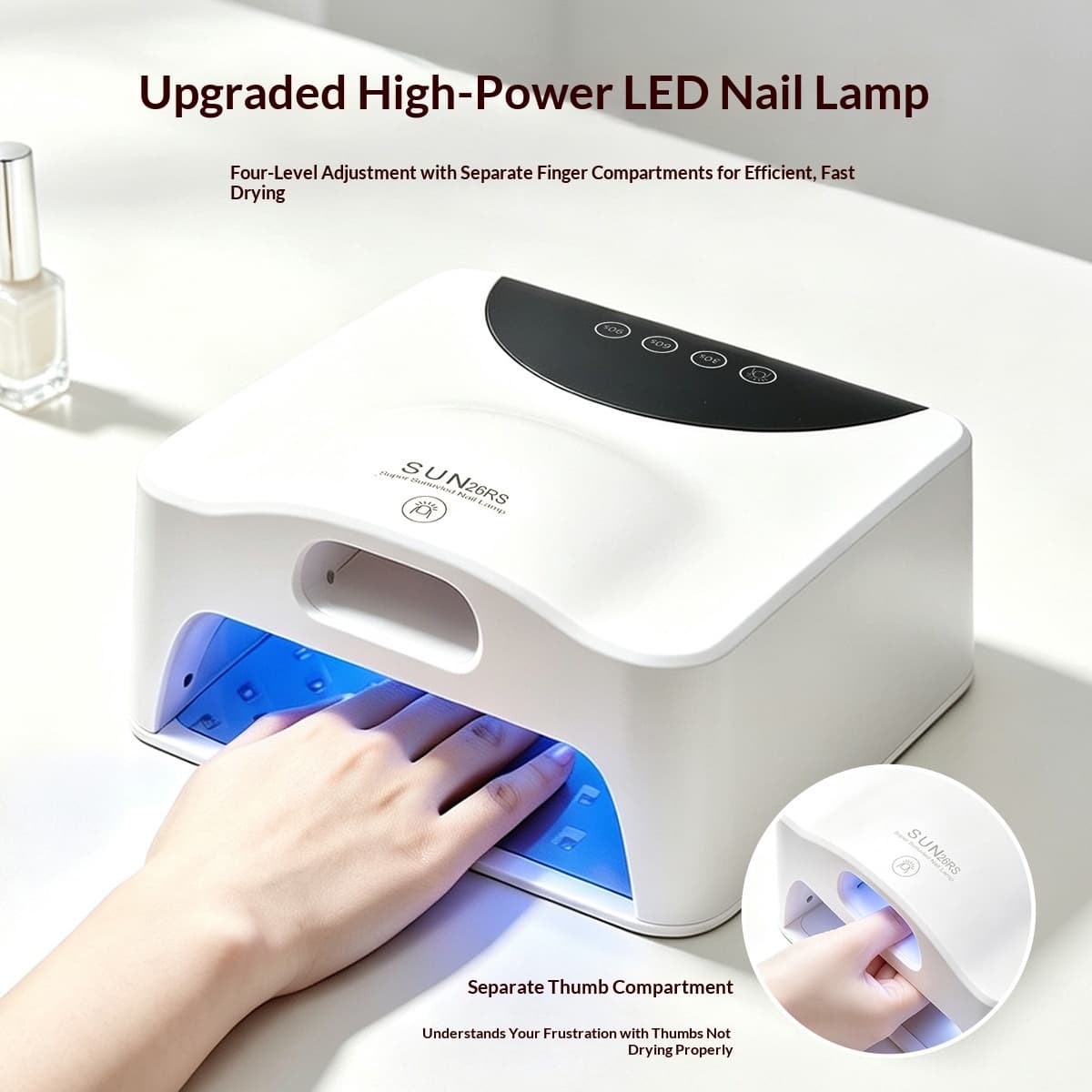 Dual-mode Plug-in Nail Lampno Darkening Of Hands