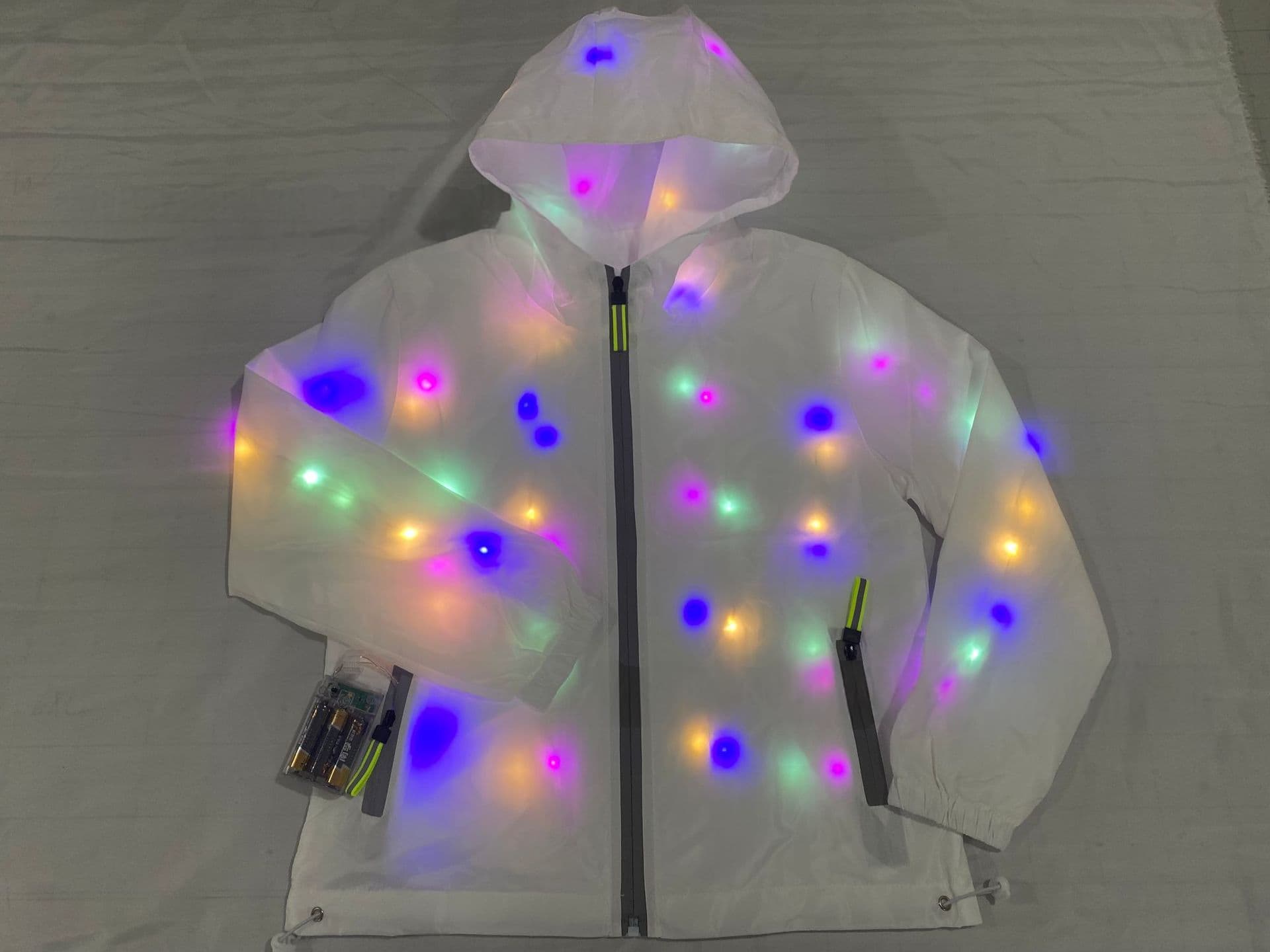 Halloween LED Light-up Jacket Performance Costume Show Outfit
