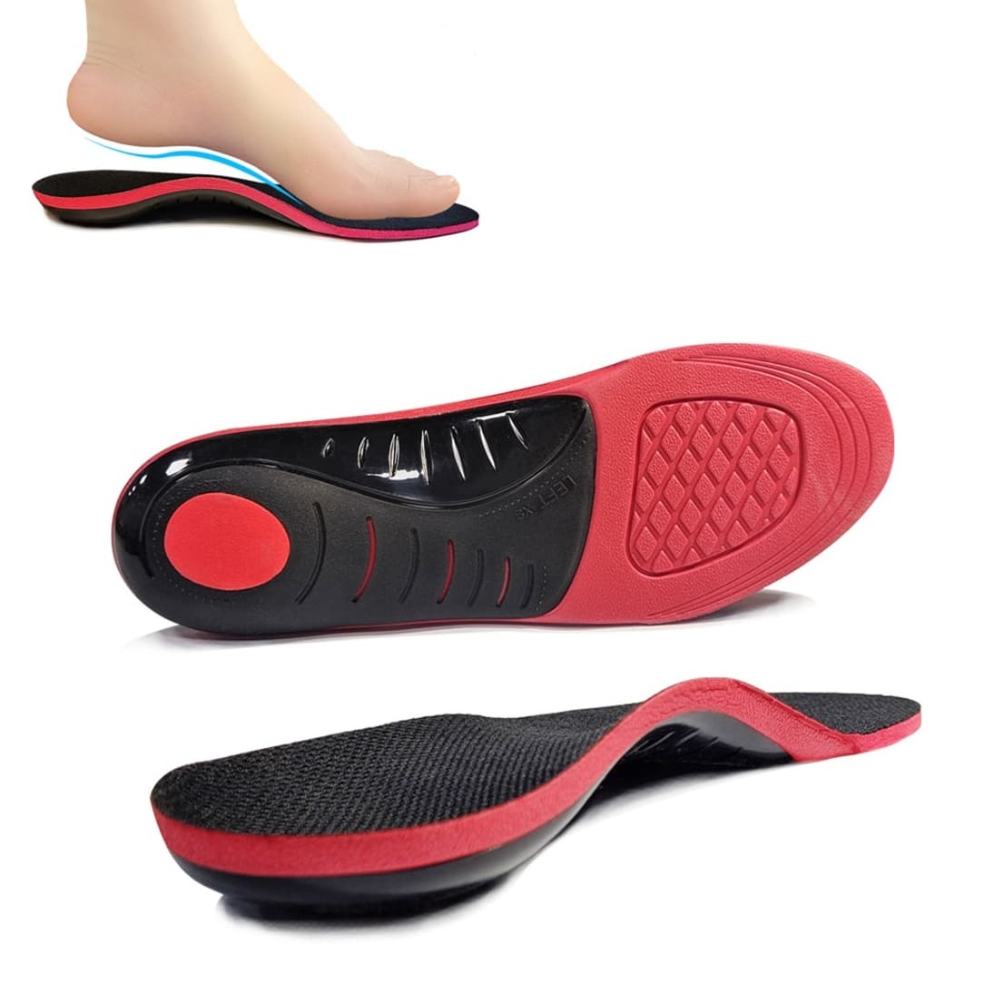 Instep Insole Flat Foot Correction Pad