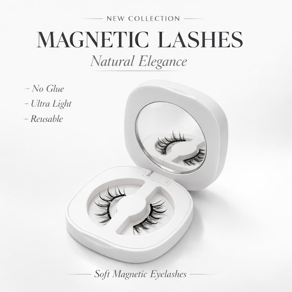Soft Magnetic One-piece Box Magnetic Eyelashes