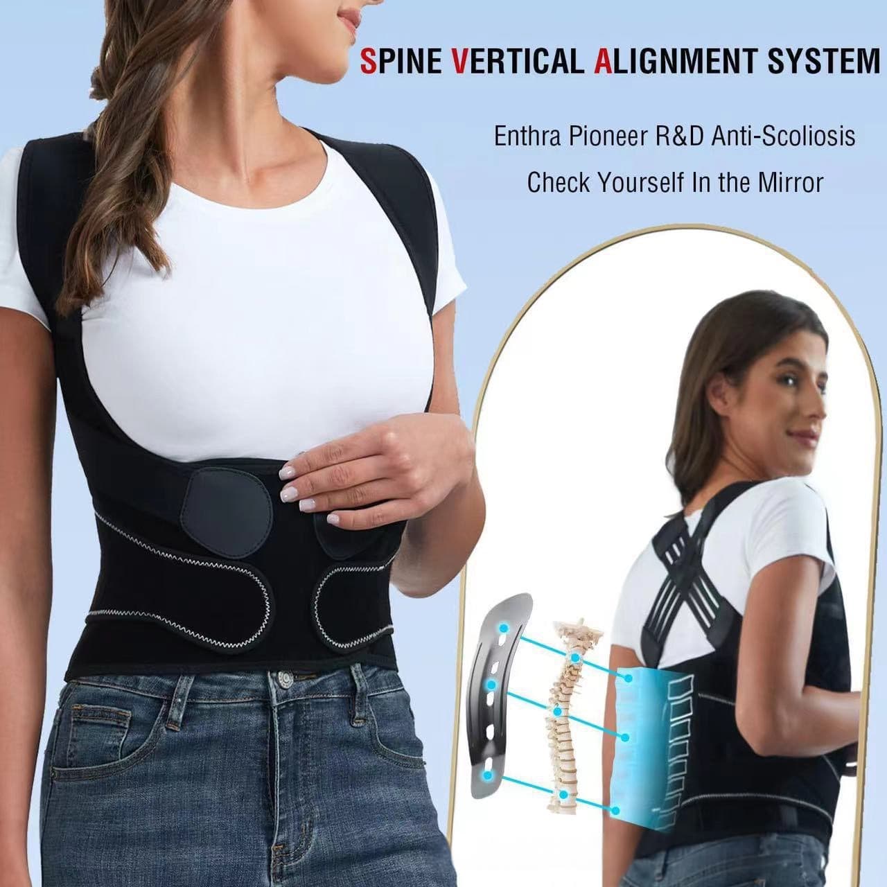 Posture Corrector Back Support Brace Neck Opening Shoulder Flaring Beauty Tool For A Beautiful Back