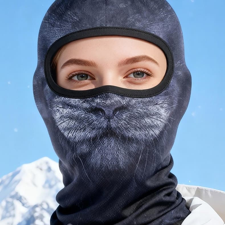 Halloween Fleece-lined Windproof Cycling Balaclava