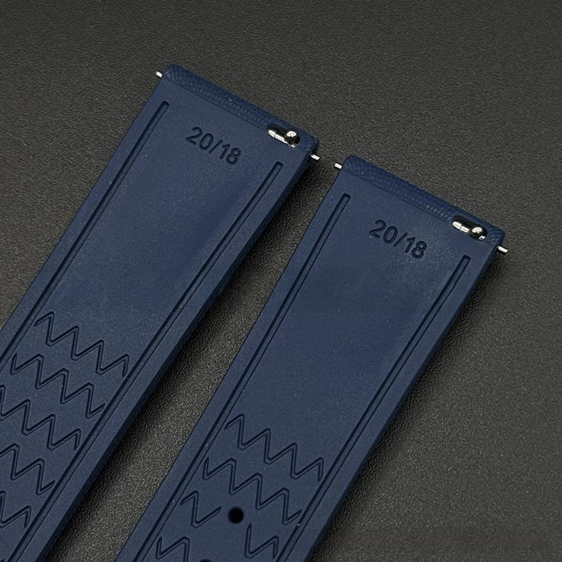 General Purpose Fluororubber Watch Band Black