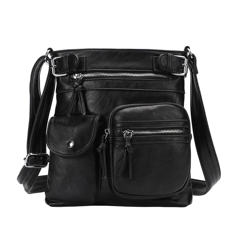Small Square Bag European And American Fashion Niche PU Shoulder