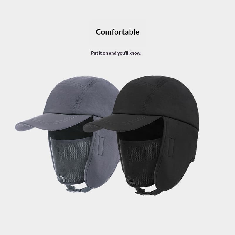 Men's Outdoor Wind And Cold Protection Warm Hat With Mask