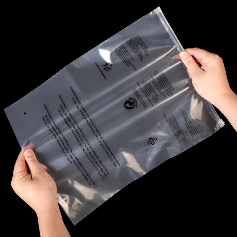 CPE Frosted Packaging Bag