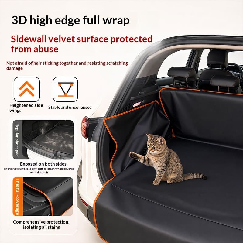Car Trunk Pet For Vehicles Waterproof Cat Mat Pet Seat Cushion