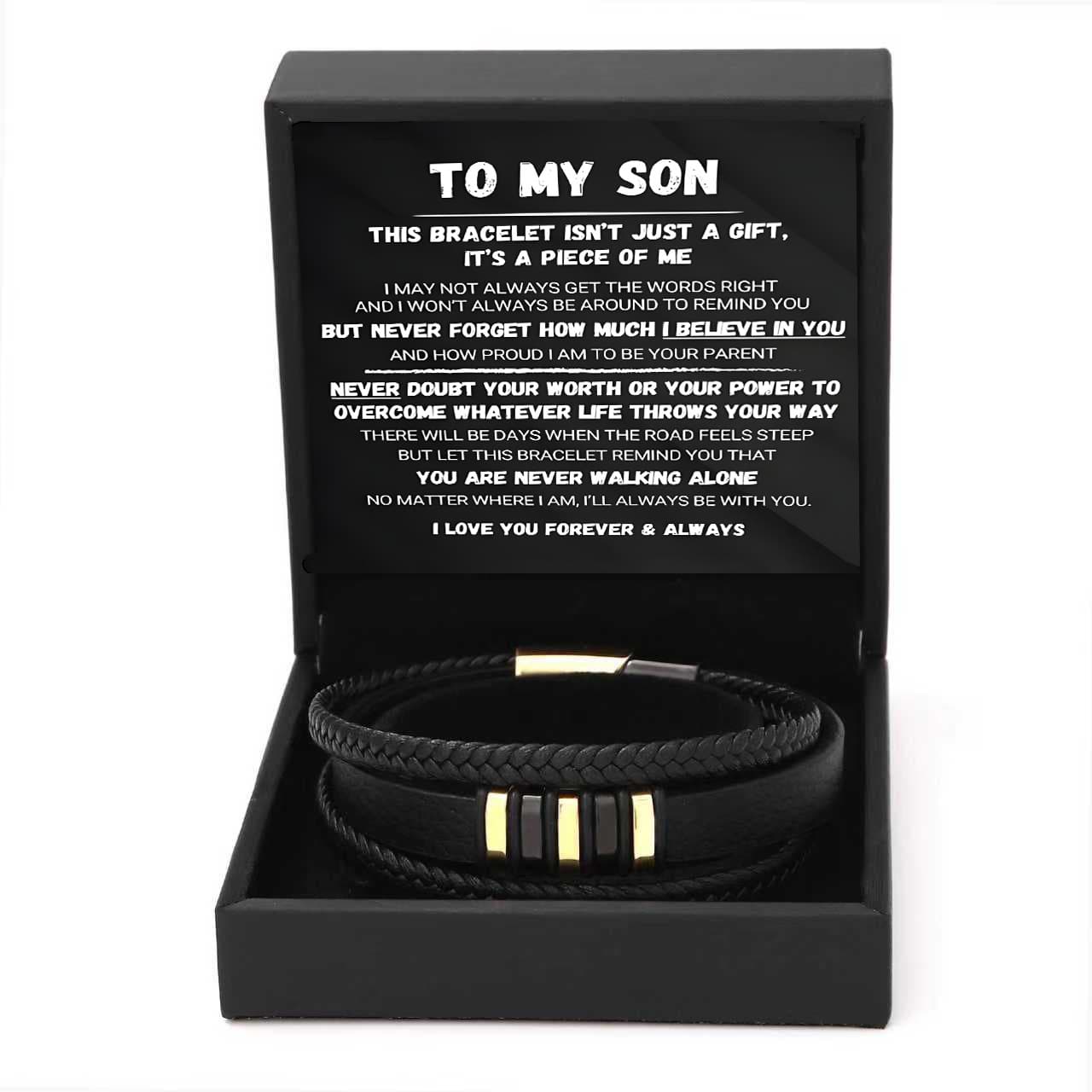 Men's Multilayer Simple Braided Leather Bracelet