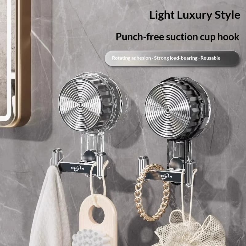 Bathroom Bathroom Rotating Suction Cup Hook