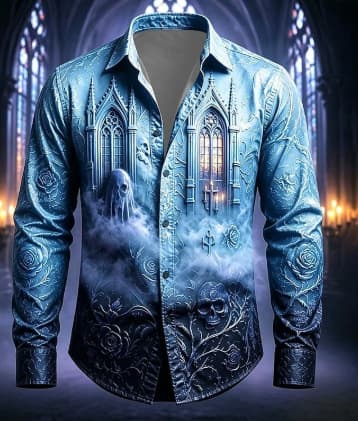 Retro-designed Long-sleeved Shirt For Outdoor Leisure
