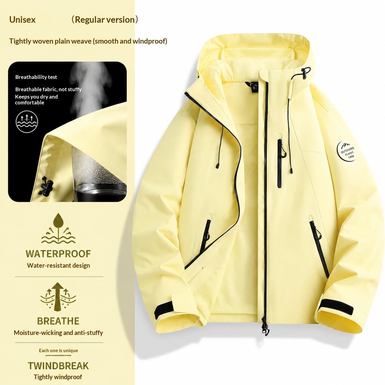 Windproof And Waterproof Functional Jacket